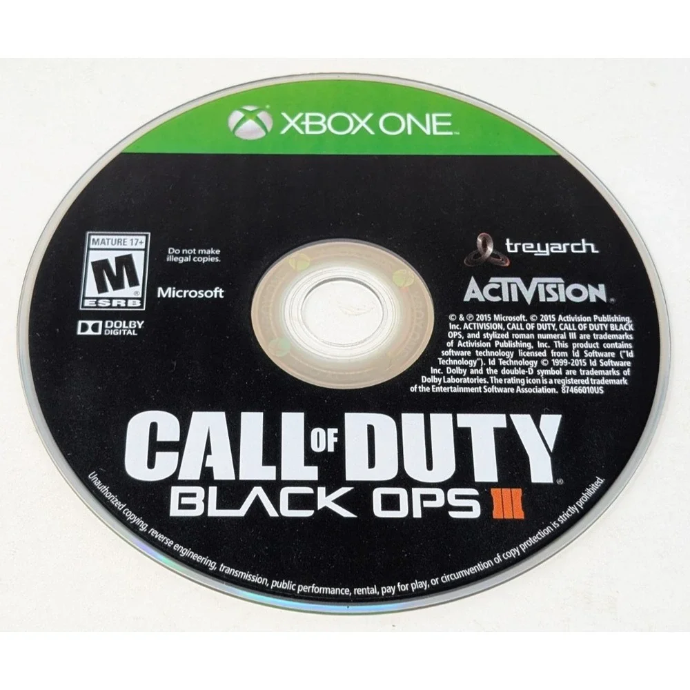 Call of Duty‎ Black Ops III 3 (Microsoft Xbox One, 2015) DISC ONLY